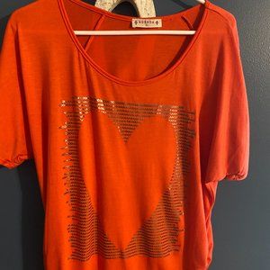 Agenda Size XL Orange Tee